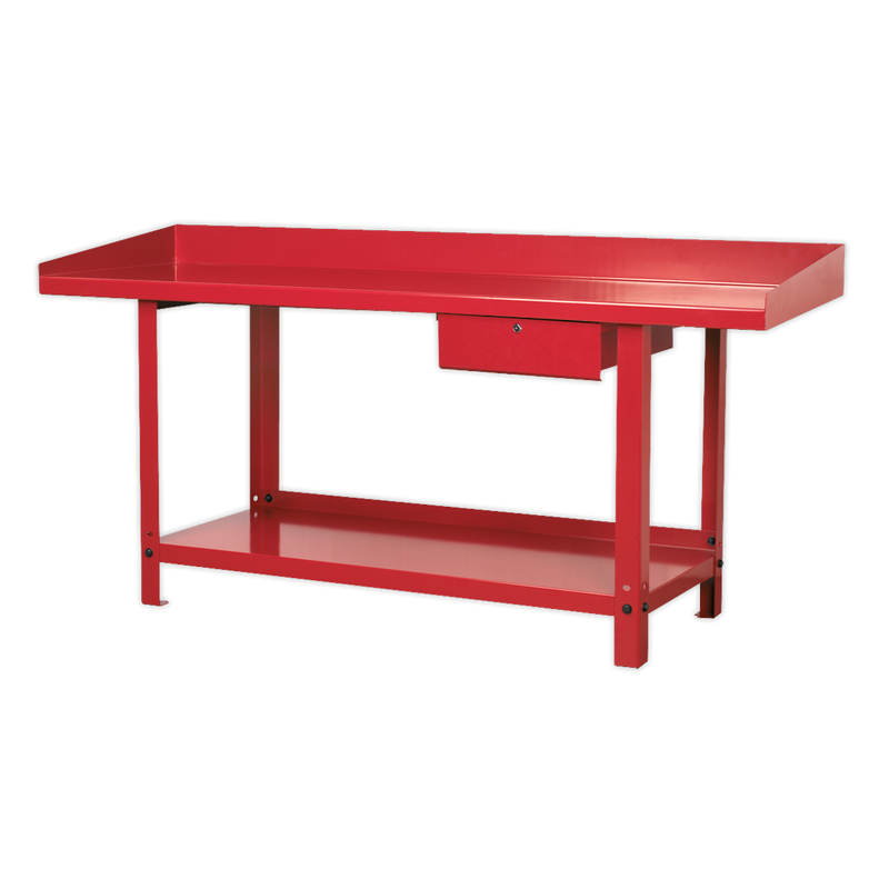 Workbench Steel 2m with 1 Drawer