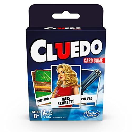 Clue Card Game for Kids Ages 8 and Up, 3-4 Players Strategy Game