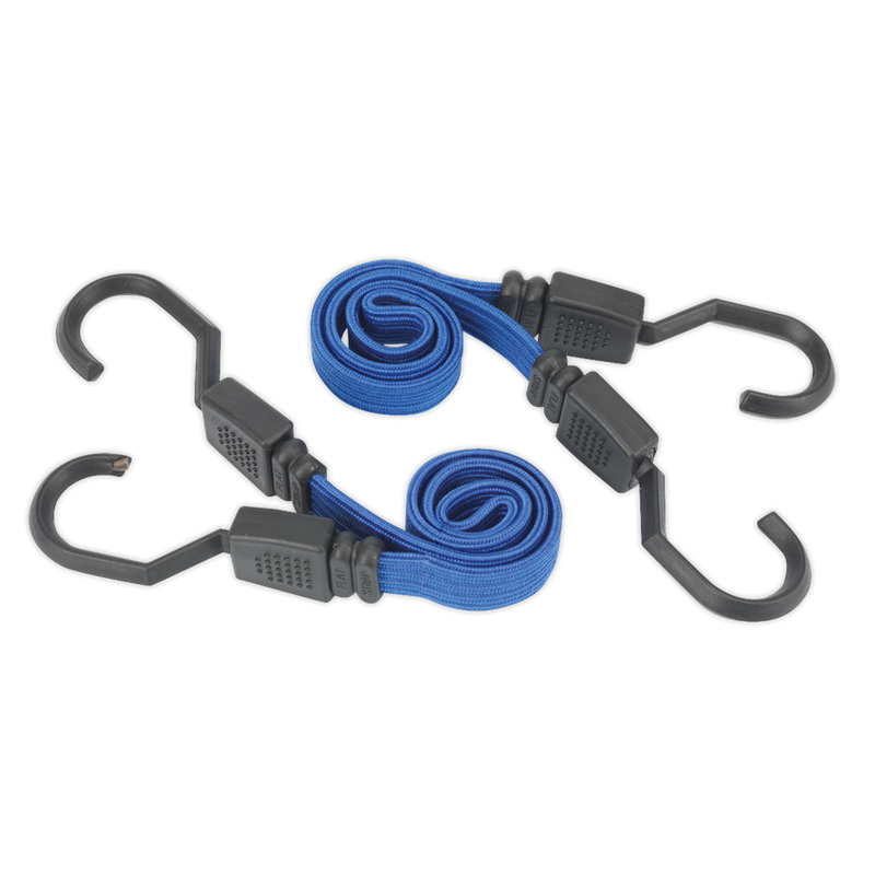 Flat Bungee Cord Set 460mm 2pc