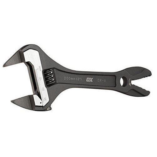 OX Pro Slim-Jaw Adjustable Wrench 200mm/8”