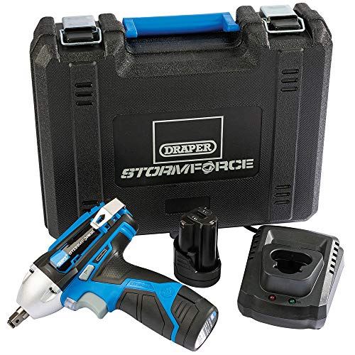 Draper Storm Force&#174; 10.8V Power Interchange 3/8" Impact Wrench Kit (80Nm)