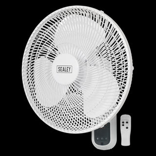 Wall Fan 3-Speed 16" with Remote Control 230V