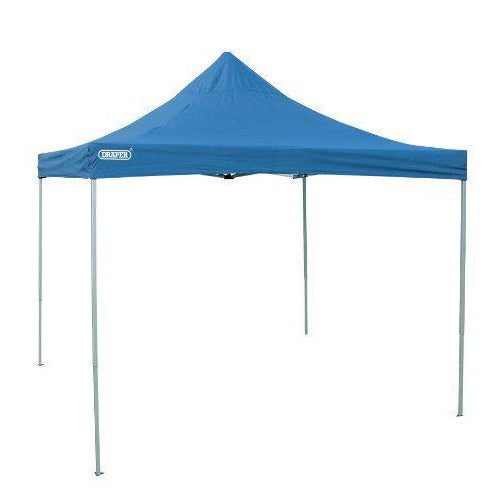 Draper 76942 Folding Gazebo, 3 x 3m, Blue