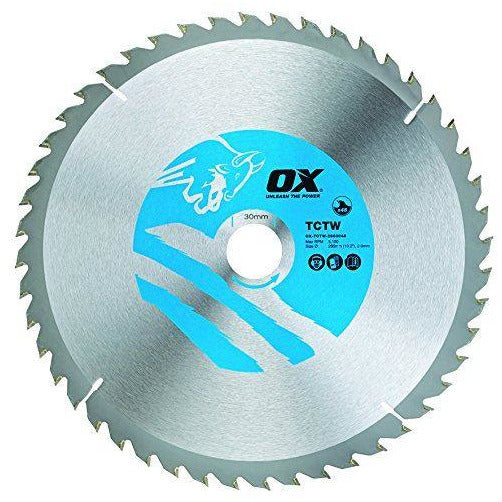 OX Wood Cutting Circular Saw Blade 260/30mm, 48 Teeth ATB