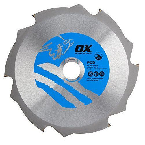 OX Fibre Cement Cutting Blade - 6 Teeth - 235/30mm