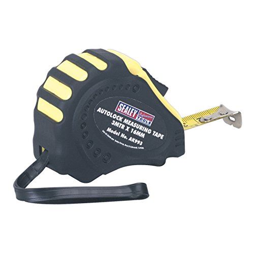 Autolock Tape Measure 3m(10ft) x 16mm - Metric/Imperial