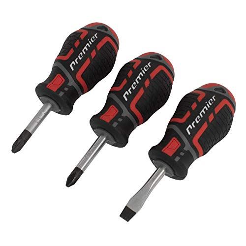 Screwdriver Set 3pc GripMAX® Stubby