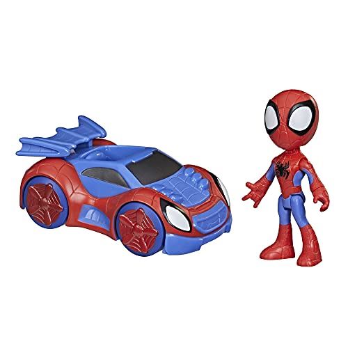 Marvel Spidey and His Amazing Friends Spidey Action Figure and Web-Crawler Vehicle, for Children Aged 3 And Up