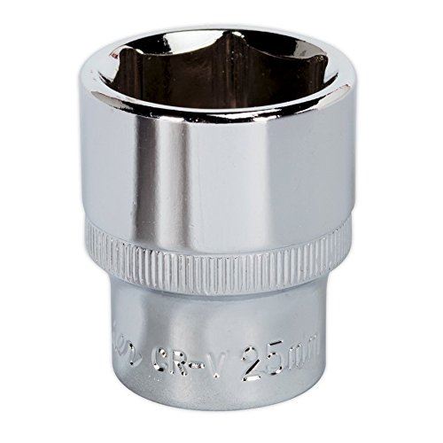 WallDrive® Socket 25mm 1/2"Sq Drive Fully Polished