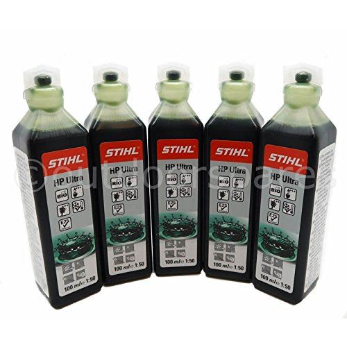 Stihl HP Ultra 100ml One Shot 2 Stroke Oil Part No.0781 319 8060 Pack Of 5