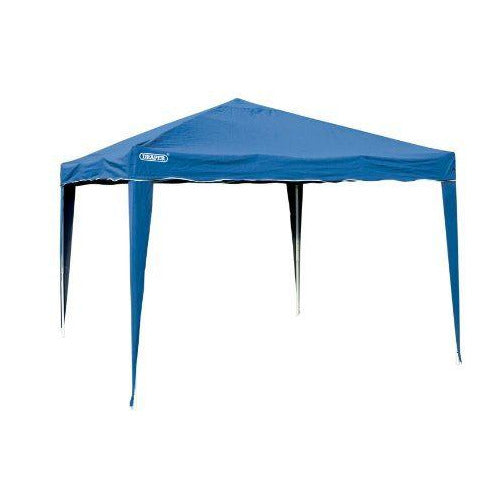 Draper 76940 Concertina Gazebo, 3 x 3m, Blue