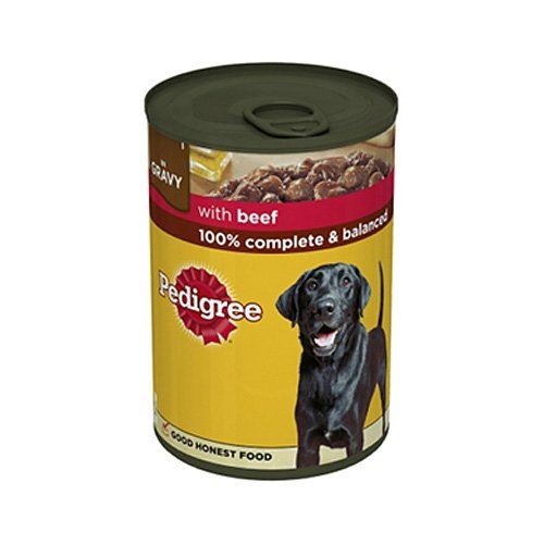 Pedigree Can in Gravy with Beef 12 x 400g