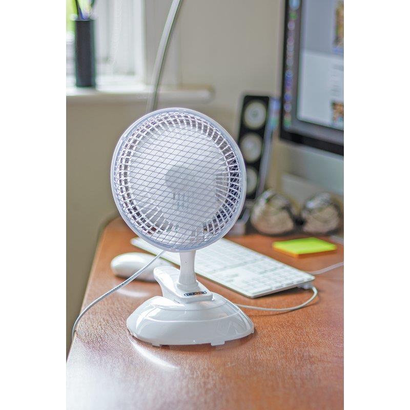 6" Clip-On Desk Fan (150mm)