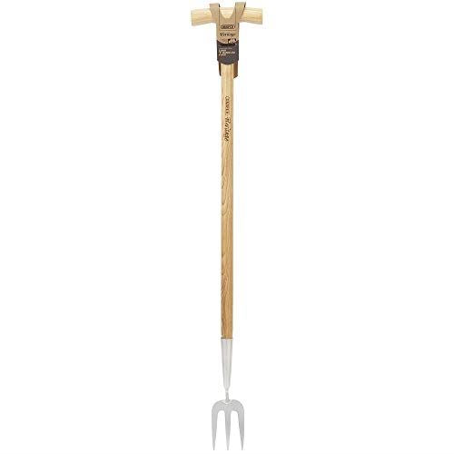 Draper Heritage Stainless Steel Fork With Ash Long Handle