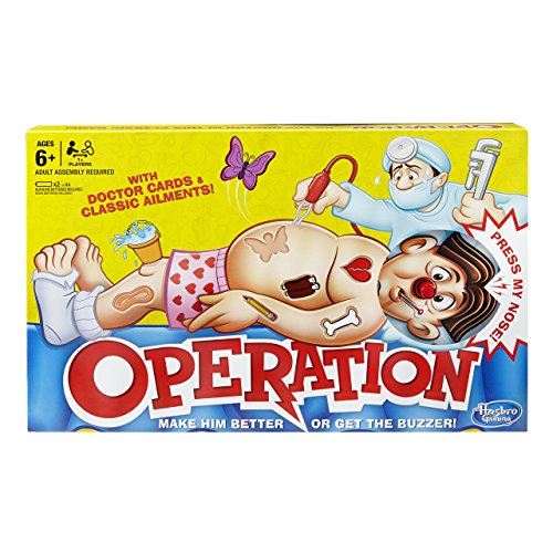 Hasbro Gaming B2176348 Gaming Classic Operation Game