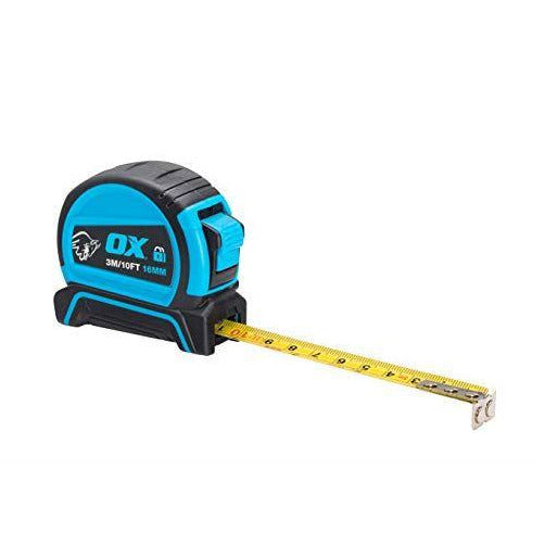 OX Pro Dual Auto Lock Tape Measure - 3m