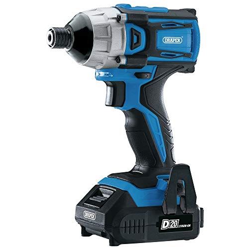 D20 20V Brushless 1/4" Impact Driver with 2 x 2.0Ah Batteries and Charger (180Nm)