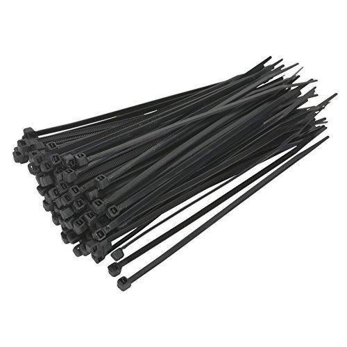 Cable Tie 150 x 3.6mm Black Pack of 100