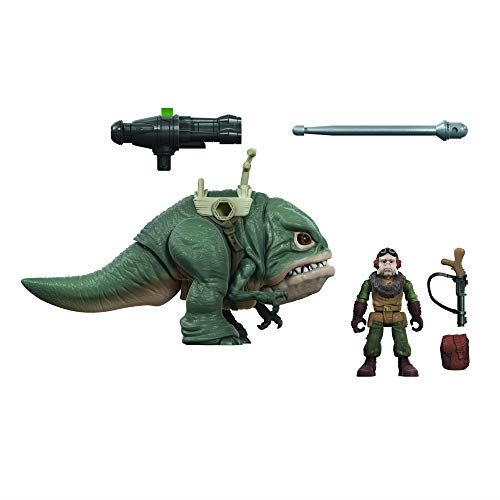 Star Wars Mission Fleet Expedition Class Kuiil with Blurrg Toys, Blurrg Battle Charge 6-cm-scale Action Figures