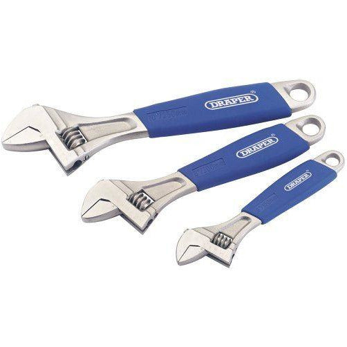 Crescent-Type Adjustable Wrench Set (3 Piece)