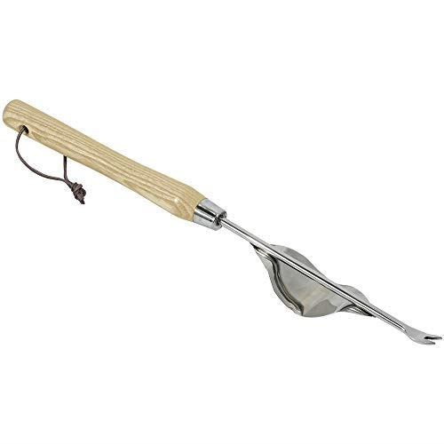 Draper Heritage Stainless Steel Spinnaker Handle Weeder With Ash Handle