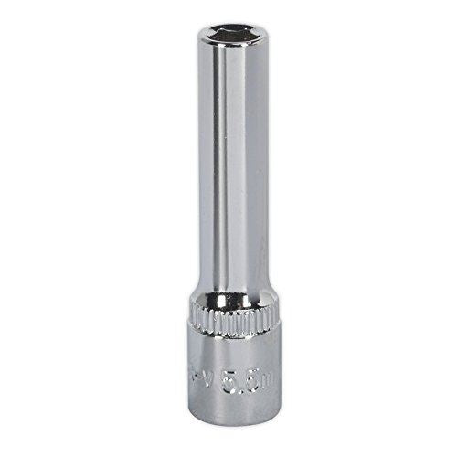 WallDrive® Socket 5.5mm Deep 1/4"Sq Drive Fully Polished