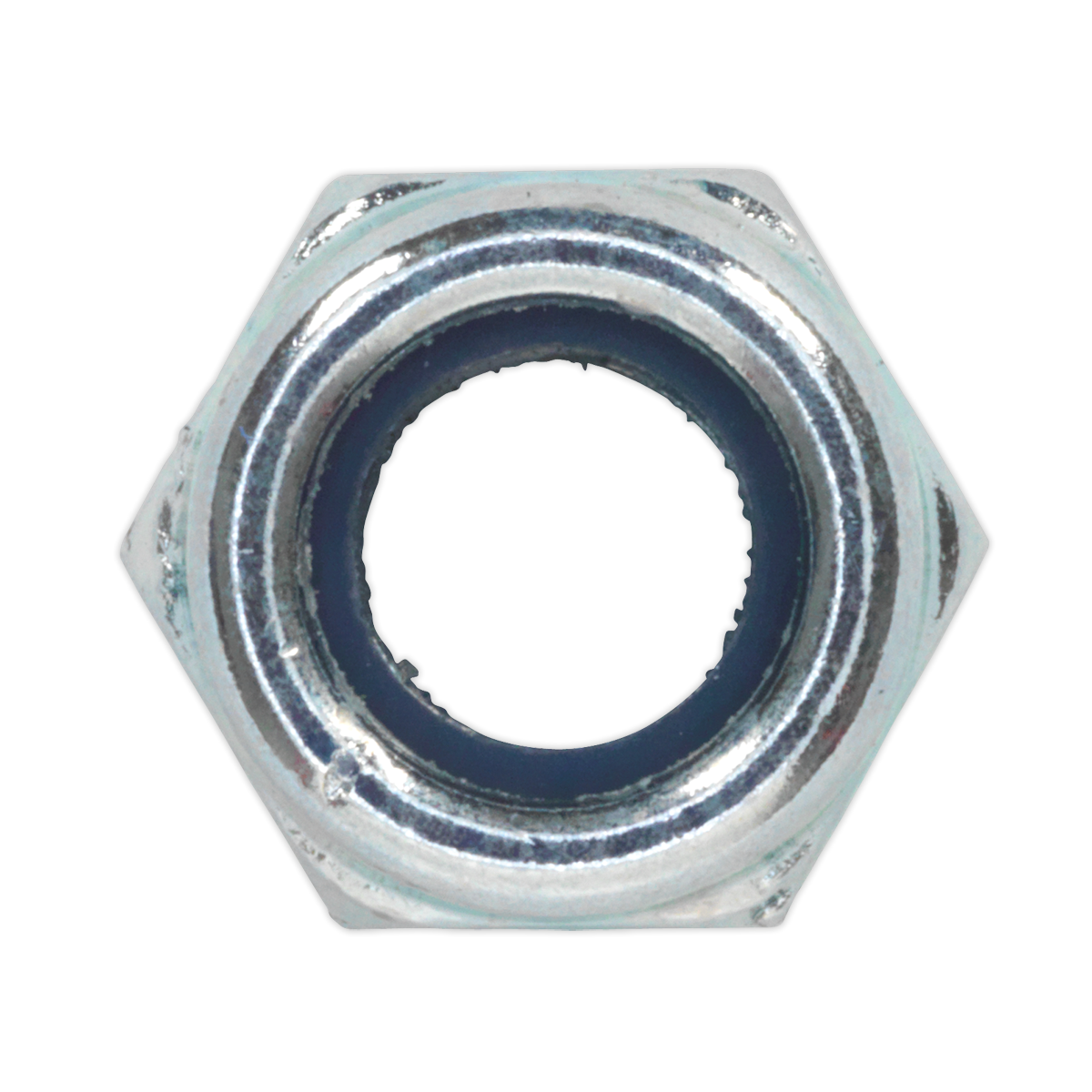 Nylon Locknut M6 Zinc Pack of 100