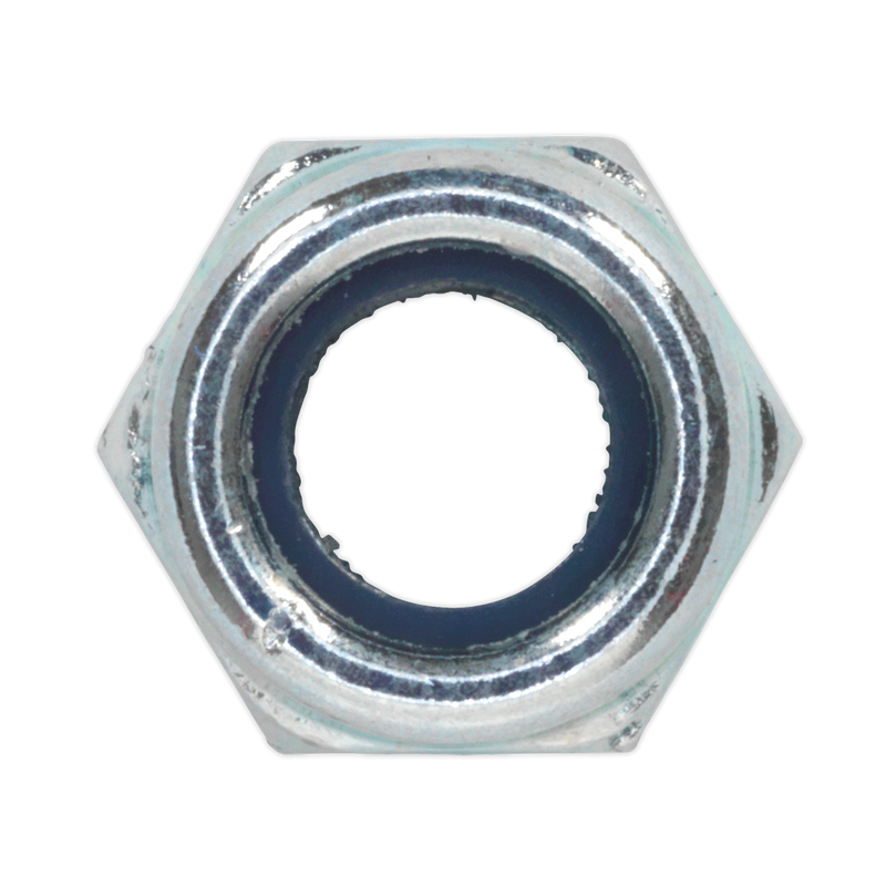 Nylon Locknut M6 Zinc Pack of 100