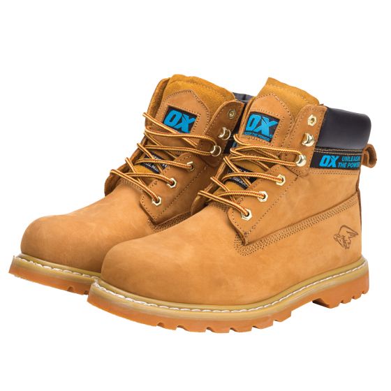 OX Honey Nubuck Safety Boot  - Size 13