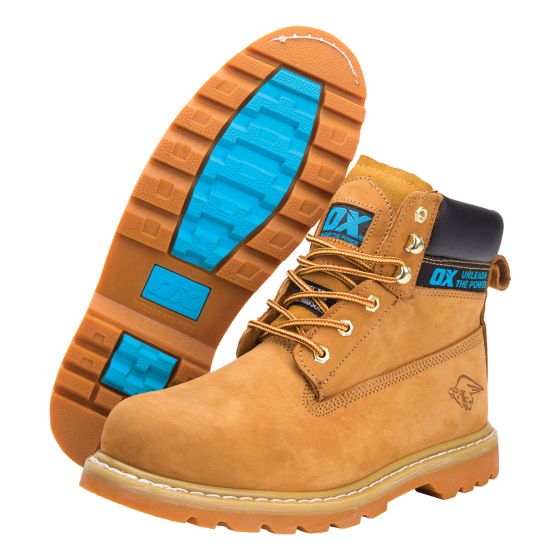 OX Honey Nubuck Safety Boot  - Size 13